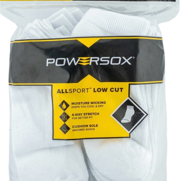 2 PowerSox Men's Cushion Low Cut Socks, 12-Pack 
1 each Black & White 24 total - Picture 9 of 12